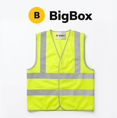 Gilet de signalisation avec bandes réfléchissantes