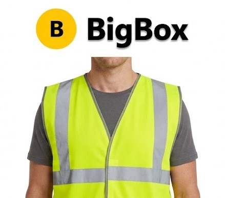 Gilet de signalisation avec bandes réfléchissantes